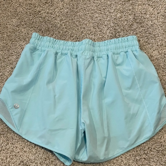 Lululemon Hotty Hot Short in Hydra Blue *Long 4" High Rise - Picture 2 of 6